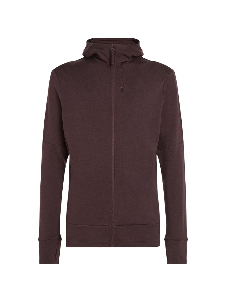 Icebreaker Mer 260 Quantum IV LS Zip Hoodie Bittersweet IBBA56W2-C991 fleeces en truien online bestellen bij Kathmandu Outdoor & Travel