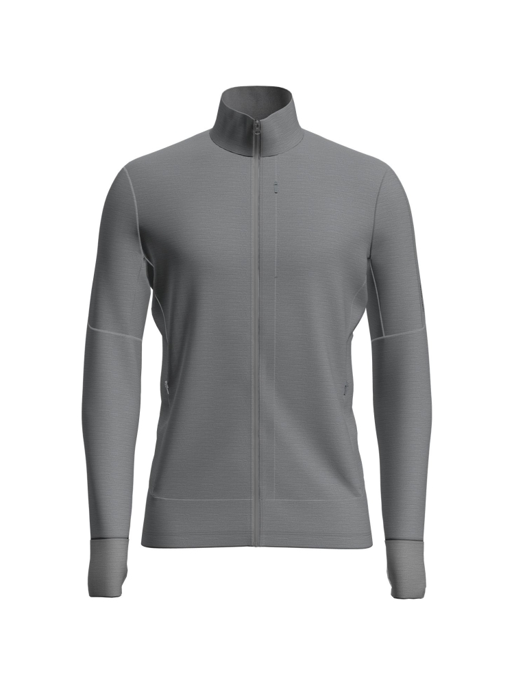 Icebreaker Mer 260 Quantum IV LS Zip Metro Hthr IBBA56W1-0161 fleeces en truien online bestellen bij Kathmandu Outdoor & Travel