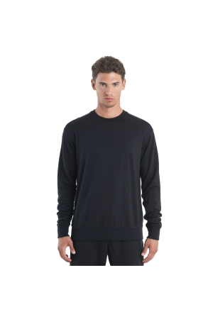 Icebreaker  Mer Shifter II LS Sweatshirt  Black 