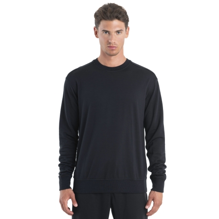 Icebreaker  Mer Shifter II LS Sweatshirt  Black 