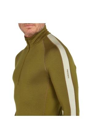 Icebreaker ZoneKnit 260 LS Half Zip Algae/Ashen IBBA56HF-02K1 onderkleding/thermokleding online bestellen bij Kathmandu Outdoor & Travel