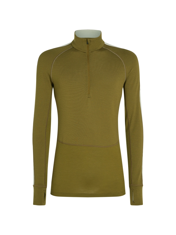 Icebreaker ZoneKnit 260 LS Half Zip Algae/Ashen IBBA56HF-02K1 onderkleding/thermokleding online bestellen bij Kathmandu Outdoor & Travel