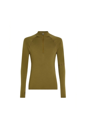 Icebreaker 300 MerinoFine Polar LS Half Zip Algae IBBA56Q9-3571 fleeces en truien online bestellen bij Kathmandu Outdoor & Travel