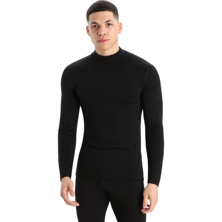 Icebreaker  260 Tech LS Turtleneck  Black