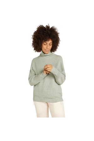 Icebreaker  Seevista Funnel Neck Sweater Women's Ashen/Moss 