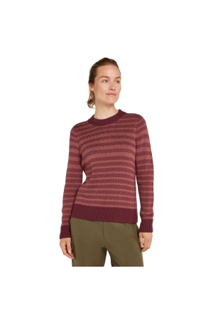 Icebreaker  Waypoint Crewe Sweater Women's Port/Cedarwoods 