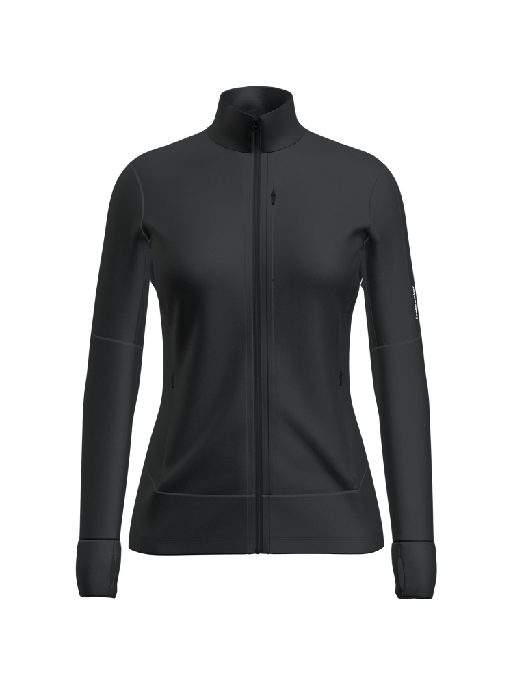 Icebreaker Mer 260 Quantum IV LS Zip Women's Black IBBA56XQ-0011 fleeces en truien online bestellen bij Kathmandu Outdoor & Travel