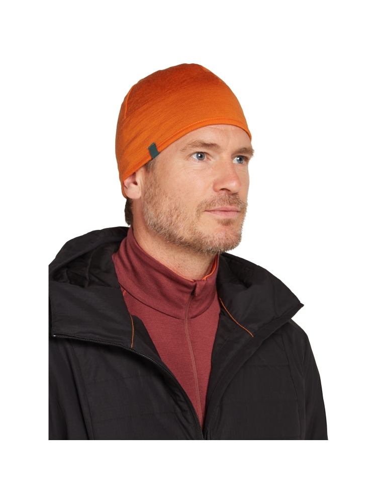 Icebreaker Pocket Hat Port/Blaze IBIBM20-001J1 kleding accessoires online bestellen bij Kathmandu Outdoor & Travel