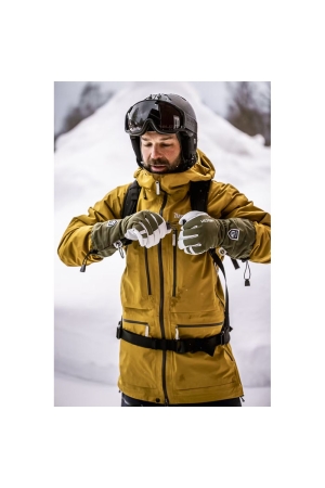 Hestra Army Leather Heli Ski - 5 finger Olive 30570-870 kleding accessoires online bestellen bij Kathmandu Outdoor & Travel