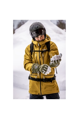 Hestra Army Leather Heli Ski - 5 finger Olive 30570-870 kleding accessoires online bestellen bij Kathmandu Outdoor & Travel