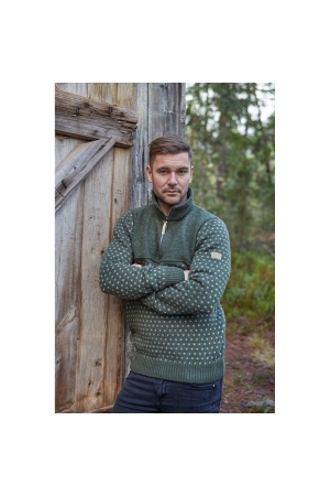 Ivanhoe Sverre half zip Loden Green 2100498-075 fleeces en truien online bestellen bij Kathmandu Outdoor & Travel