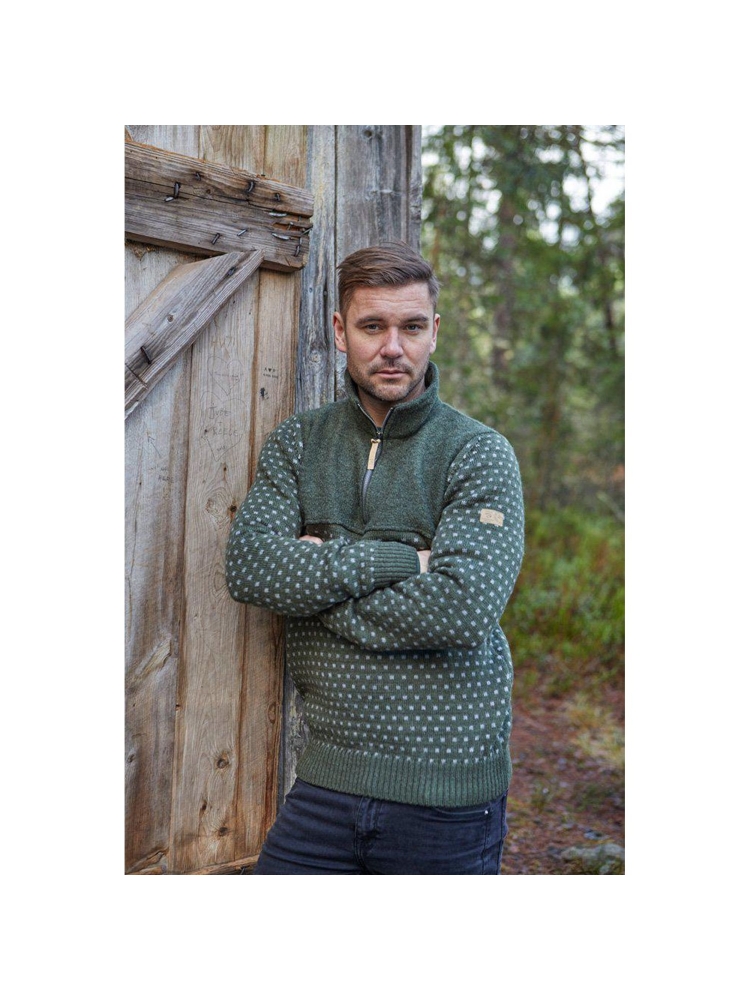 Ivanhoe Sverre half zip Loden Green 2100498-075 fleeces en truien online bestellen bij Kathmandu Outdoor & Travel