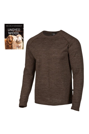 Ivanhoe NLS Beech crewneck Coffee Bean 2100547-056 fleeces en truien online bestellen bij Kathmandu Outdoor & Travel