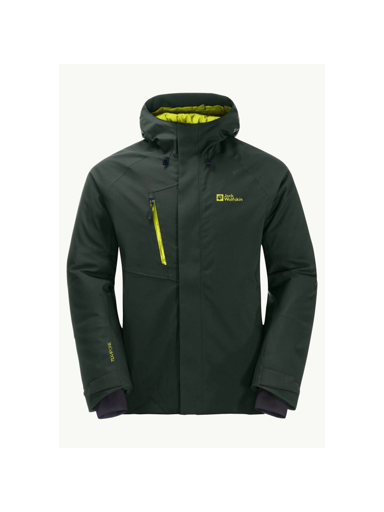 Jack Wolfskin Troposphere Ins Jkt black olive / firefly 1115321-T0138 jassen online bestellen bij Kathmandu Outdoor & Travel