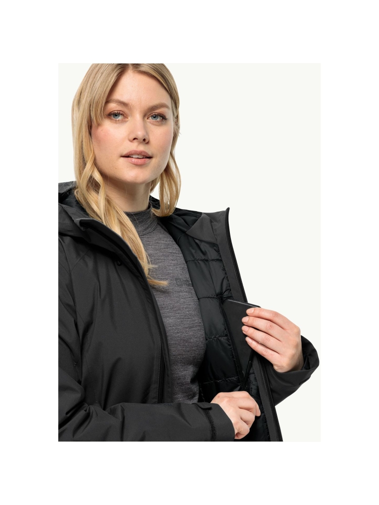 Jack Wolfskin Heidelstein Ins Jkt Women's black 1115681-6000 jassen online bestellen bij Kathmandu Outdoor & Travel