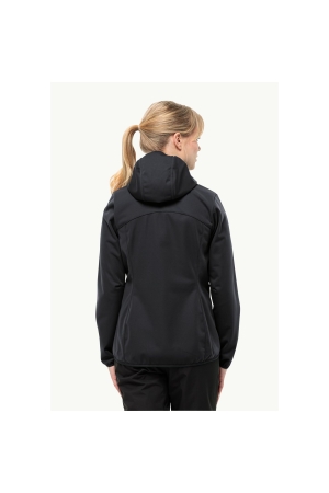 Jack Wolfskin Windhain Hoody Women's black 1307481-6000 fleeces en truien online bestellen bij Kathmandu Outdoor & Travel