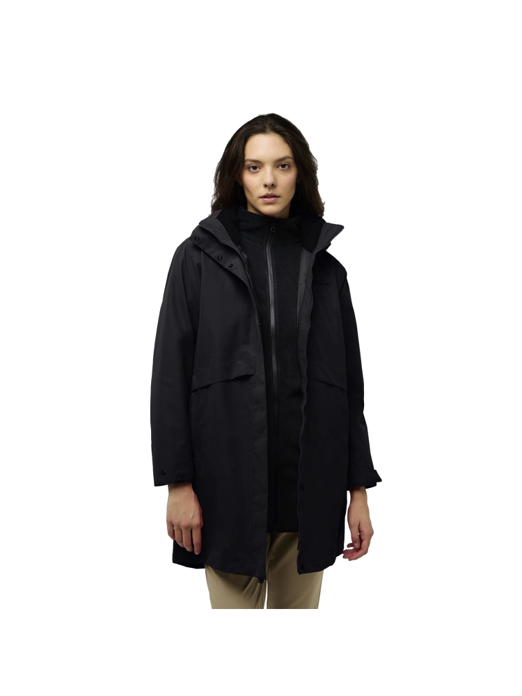 Jack Wolfskin Baylight 3in1 Coat Women's black A60014-6000 jassen online bestellen bij Kathmandu Outdoor & Travel