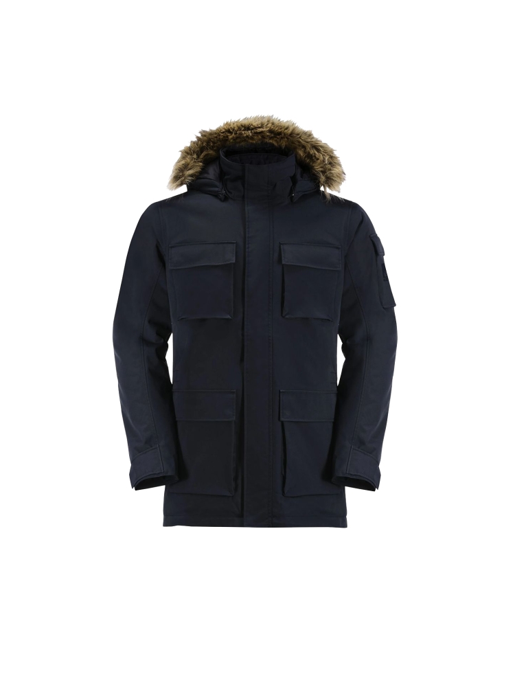 Jack Wolfskin Glacier Canyon Parka night blue 1107674-1010 jassen online bestellen bij Kathmandu Outdoor & Travel