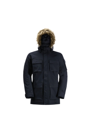 Jack Wolfskin Glacier Canyon Parka night blue 1107674-1010 jassen online bestellen bij Kathmandu Outdoor & Travel