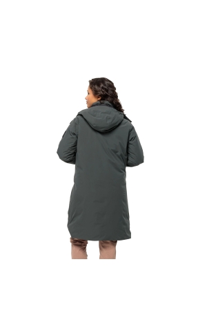 Jack Wolfskin Luisenplatz Coat Women's slate green 1116121-4136 jassen online bestellen bij Kathmandu Outdoor & Travel