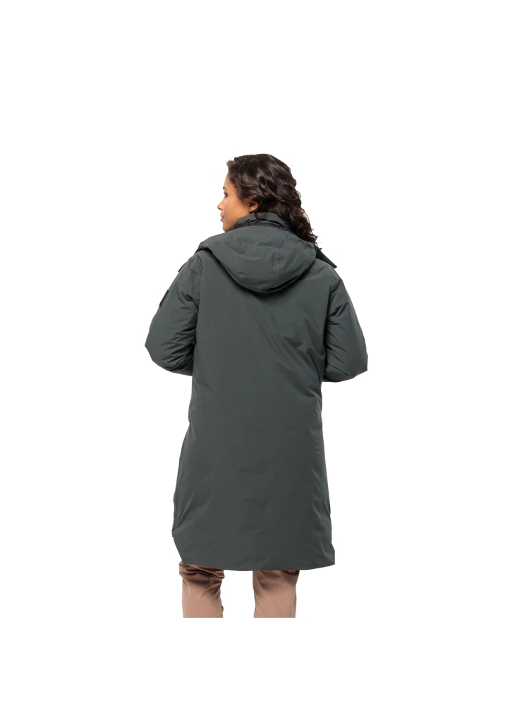 Jack Wolfskin Luisenplatz Coat Women's slate green 1116121-4136 jassen online bestellen bij Kathmandu Outdoor & Travel