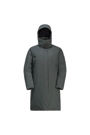 Jack Wolfskin Luisenplatz Coat Women's slate green 1116121-4136 jassen online bestellen bij Kathmandu Outdoor & Travel