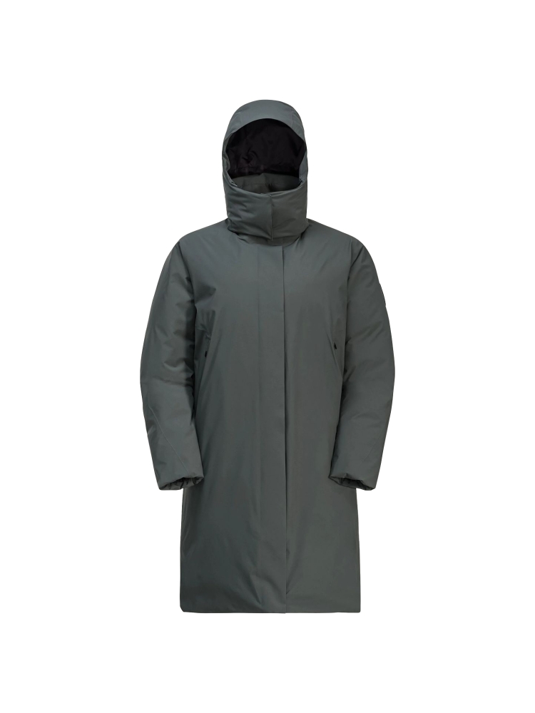 Jack Wolfskin Luisenplatz Coat Women's slate green 1116121-4136 jassen online bestellen bij Kathmandu Outdoor & Travel