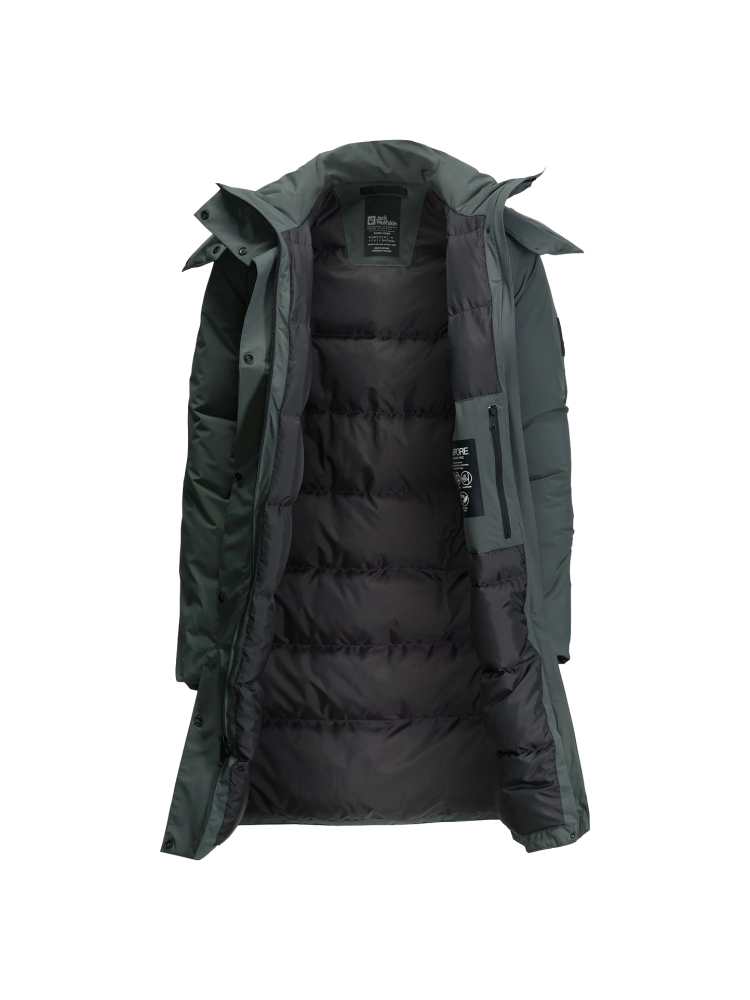 Jack Wolfskin Luisenplatz Coat Women's slate green 1116121-4136 jassen online bestellen bij Kathmandu Outdoor & Travel