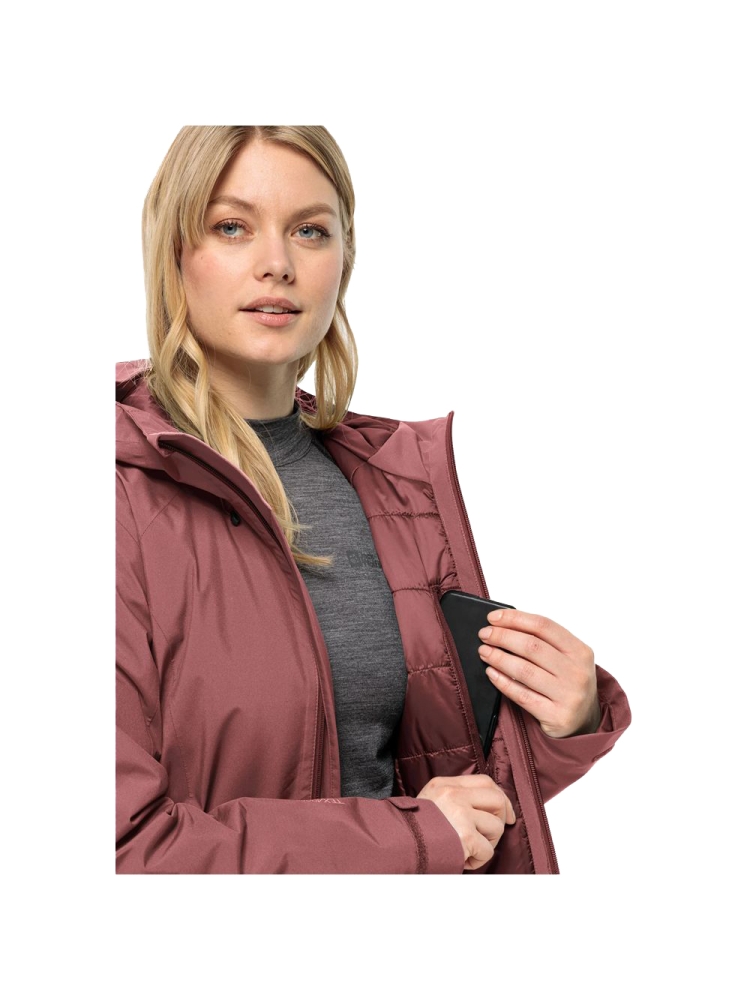 Jack Wolfskin Heidelstein Ins Jkt Women's red ochre 1115681-J0128 jassen online bestellen bij Kathmandu Outdoor & Travel