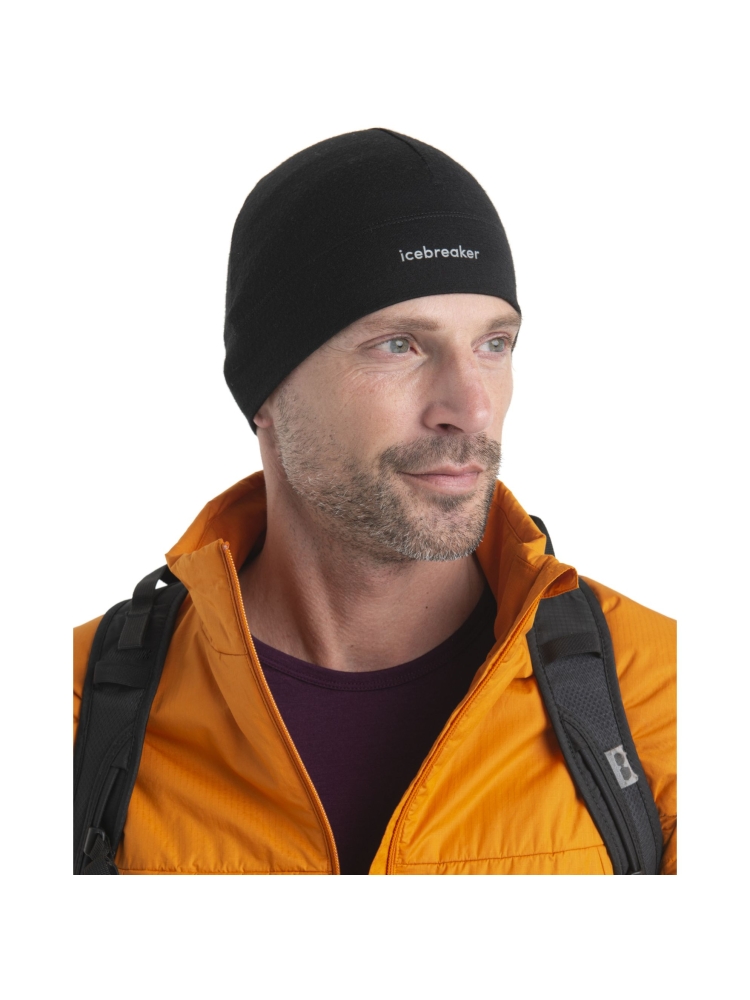 Icebreaker Mer 200 Oasis Beanie Black IB0A56SH-0011 kleding accessoires online bestellen bij Kathmandu Outdoor & Travel