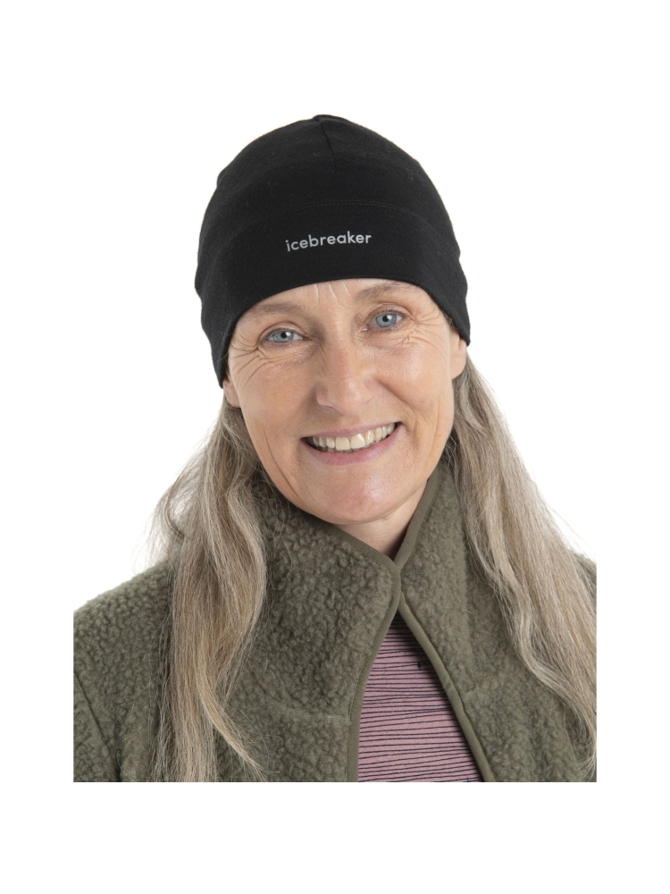 Icebreaker Mer 200 Oasis Beanie Black IB0A56SH-0011 kleding accessoires online bestellen bij Kathmandu Outdoor & Travel