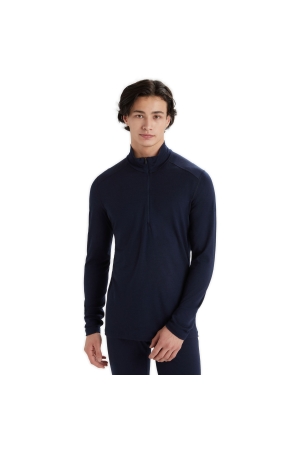 Icebreaker 200 Oasis LS Half Zip Midnight Navy IBB04367-4011 onderkleding/thermokleding online bestellen bij Kathmandu Outdoor & Travel