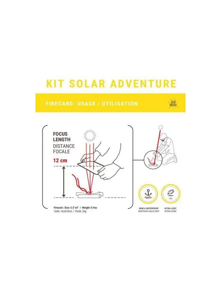 Solar Brother Solar Brother AdventureKit Geel SB ADK-BOX koken online bestellen bij Kathmandu Outdoor & Travel