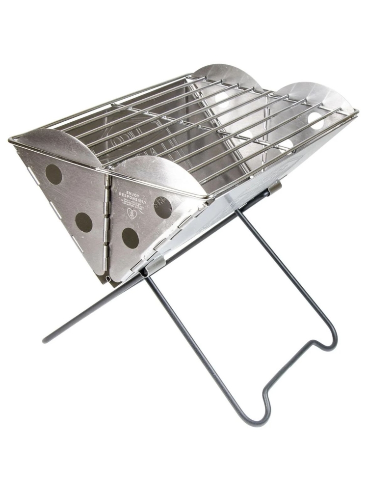 Uco Mini Flatpack Grill Stainless Steel 641450 koken online bestellen bij Kathmandu Outdoor & Travel