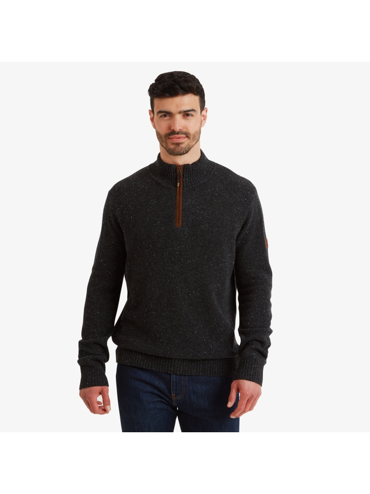 Sherpa Adventure Gear Kantega 1/4 Zip Sweater Black SM6105-130 fleeces en truien online bestellen bij Kathmandu Outdoor & Travel