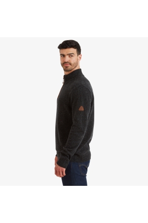 Sherpa Adventure Gear Kantega 1/4 Zip Sweater Black SM6105-130 fleeces en truien online bestellen bij Kathmandu Outdoor & Travel