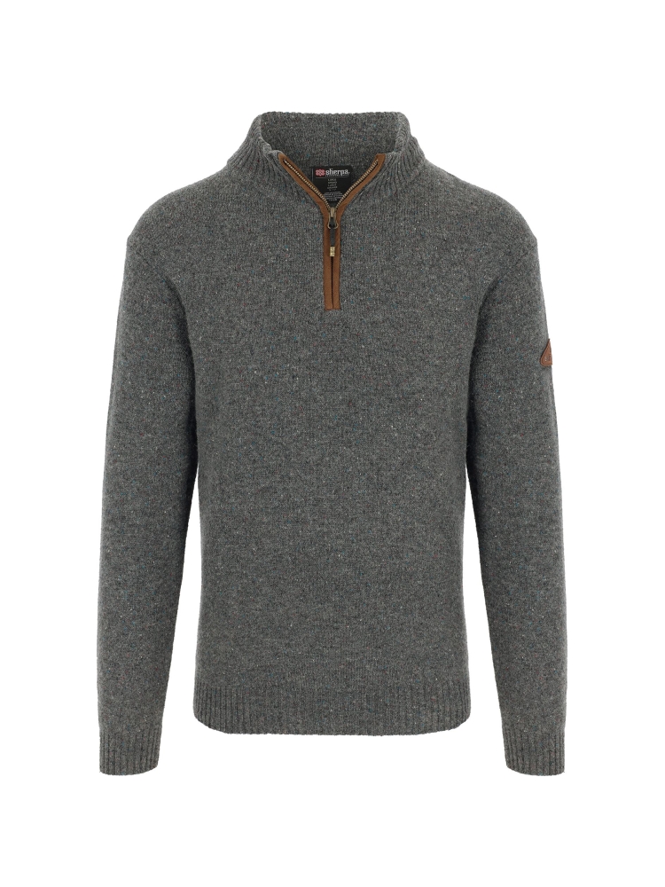 Sherpa Adventure Gear Kantega 1/4 Zip Sweater Slate SM6105-751 fleeces en truien online bestellen bij Kathmandu Outdoor & Travel