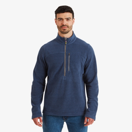 Sherpa Adventure Gear  Rolpa Eco 1/4 Zip Rathee Blue 