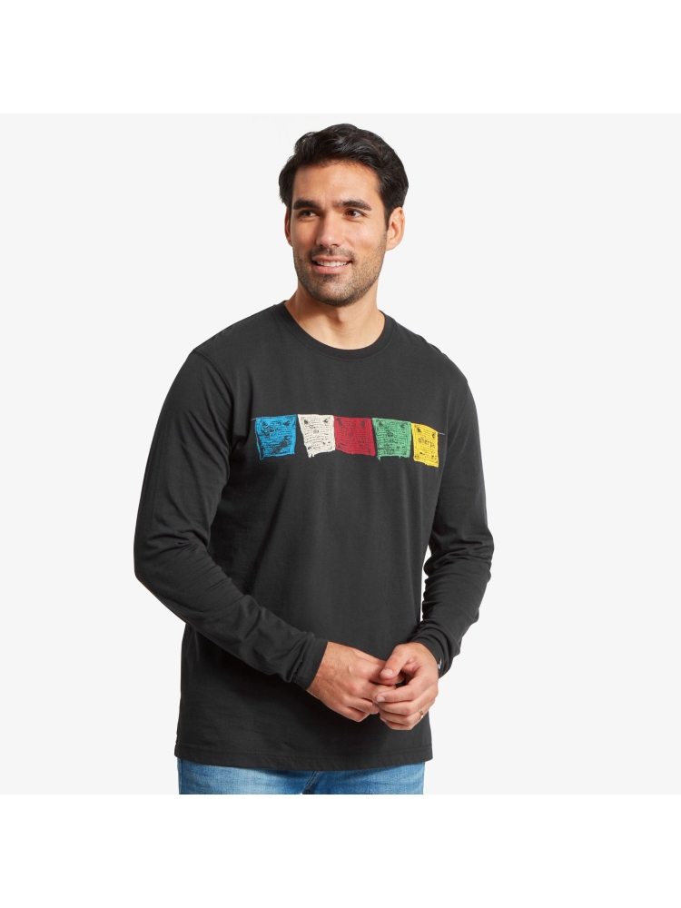 Sherpa Adventure Gear Tarcho L/S Tee Black SM3149-130 shirts en tops online bestellen bij Kathmandu Outdoor & Travel