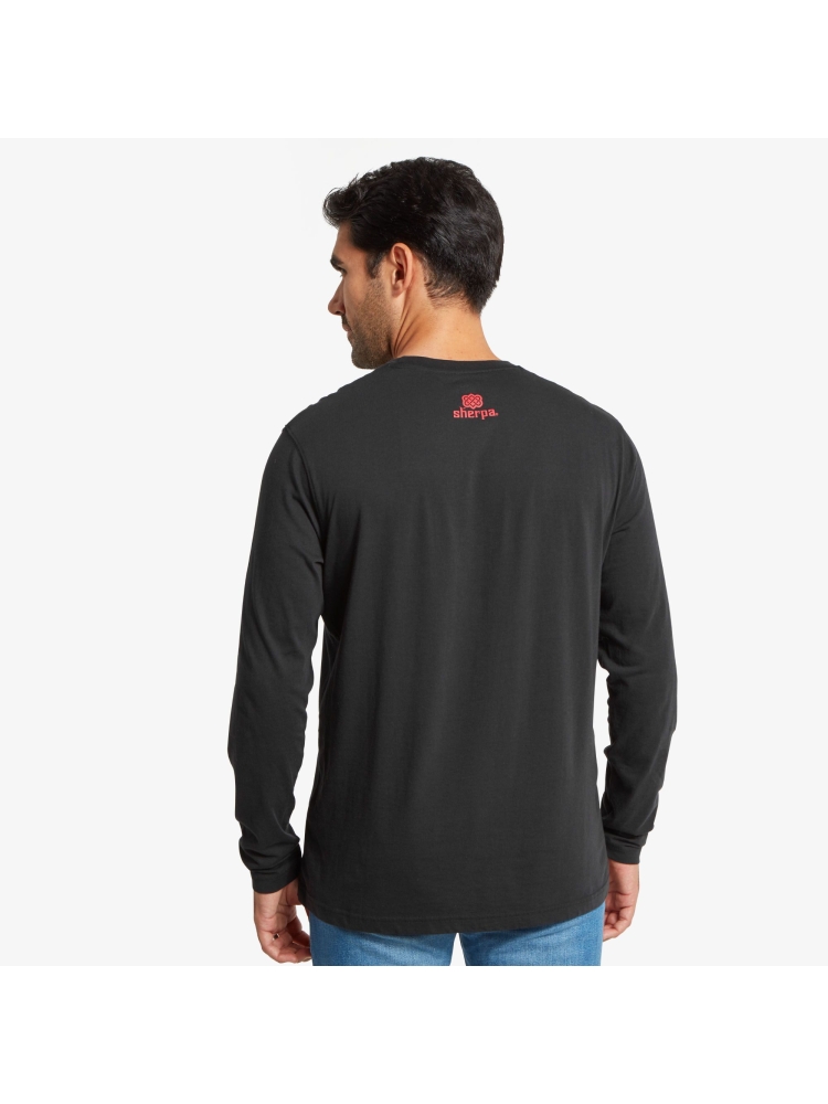 Sherpa Adventure Gear Tarcho L/S Tee Black SM3149-130 shirts en tops online bestellen bij Kathmandu Outdoor & Travel