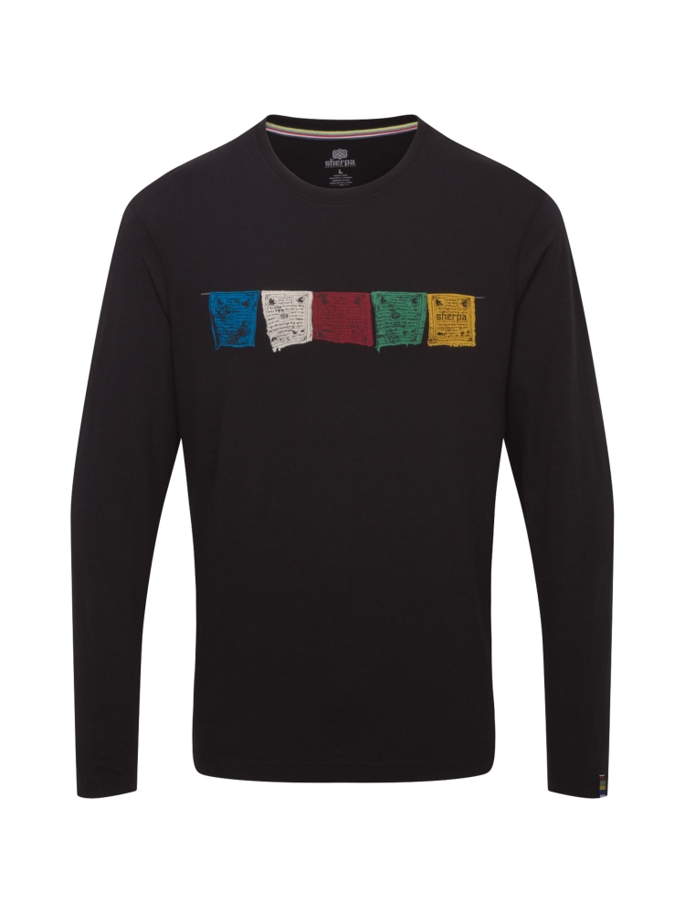 Sherpa Adventure Gear Tarcho L/S Tee Black SM3149-130 shirts en tops online bestellen bij Kathmandu Outdoor & Travel