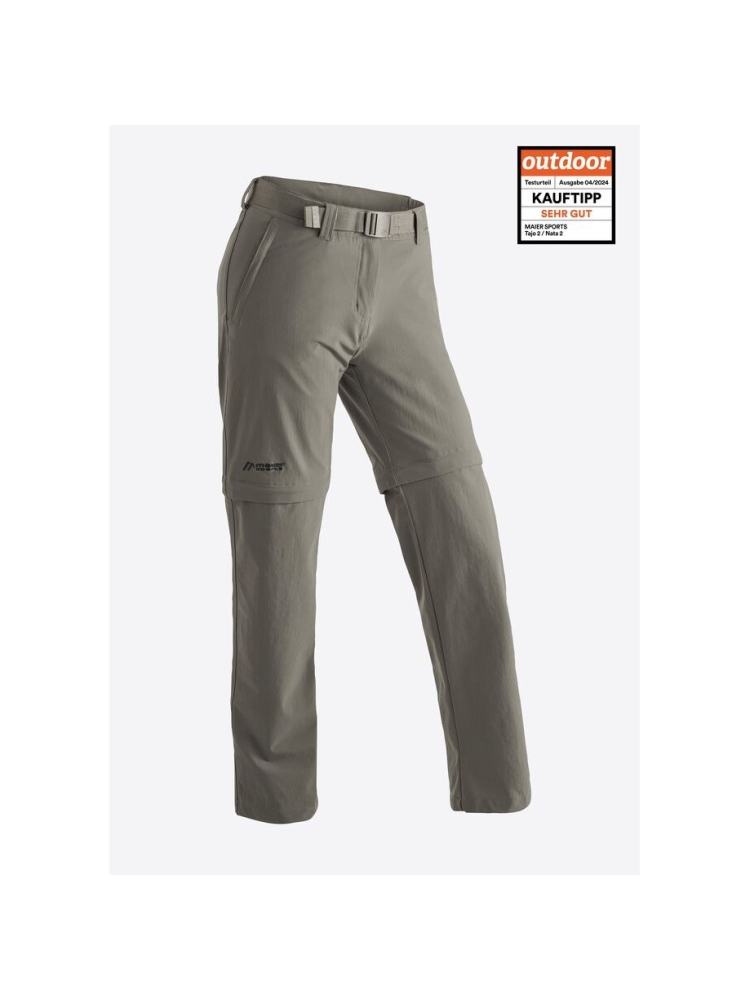 Maier Sports Nata 2 Zip-Off Pant Short Women's Teak 3000134-780 Short broeken online bestellen bij Kathmandu Outdoor & Travel