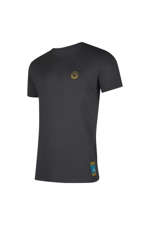 La Sportiva Climbing on the Moon T-Shirt Carbon/Giallo F21-900108 shirts en tops online bestellen bij Kathmandu Outdoor & Travel