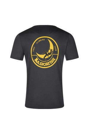 La Sportiva Climbing on the Moon T-Shirt Carbon/Giallo F21-900108 shirts en tops online bestellen bij Kathmandu Outdoor & Travel