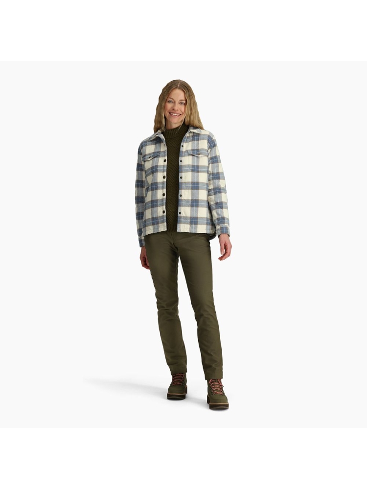 Royal Robbins Snowcap Lined Flannel L/S Women's Chalk Runyon Pld Y622021-134 shirts en tops online bestellen bij Kathmandu Outdoor & Travel