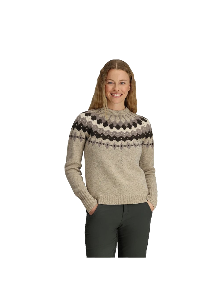 Royal Robbins Rockcraft Wool Crew Women's Sandstone Snowcreek Pt Y14600122-109 fleeces en truien online bestellen bij Kathmandu Outdoor & Travel