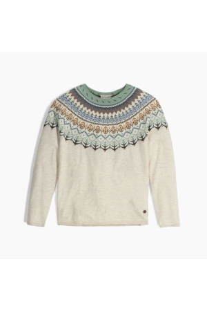 Royal Robbins Westlands Fairisle Crew Women's Sand Dollar Mariposa Pt Y317027-184 fleeces en truien online bestellen bij Kathmandu Outdoor & Travel