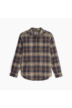 Royal Robbins Lieback Organic Cotton Flannel L/S French Roast Tahoe Pld Y722022-198 shirts en tops online bestellen bij Kathmandu Outdoor & Travel