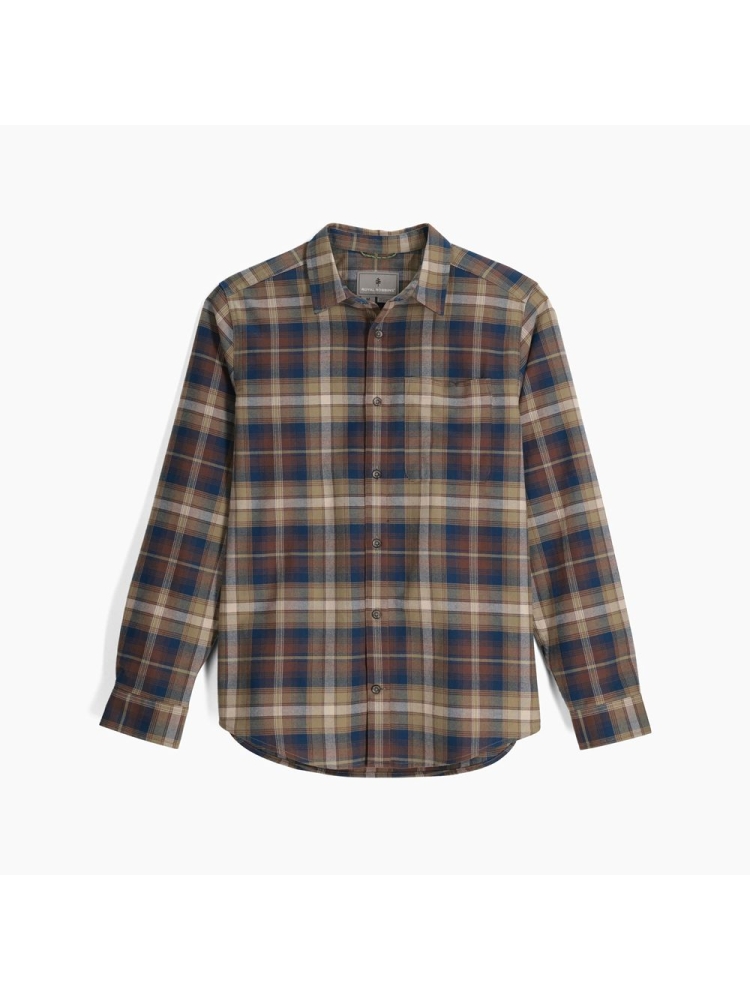 Royal Robbins Lieback Organic Cotton Flannel L/S French Roast Tahoe Pld Y722022-198 shirts en tops online bestellen bij Kathmandu Outdoor & Travel