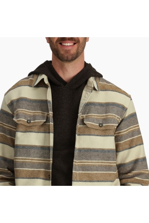 Royal Robbins Clouds Rest Hemp L/S Bistre Pacific Crest Stripe Y12600123-224 shirts en tops online bestellen bij Kathmandu Outdoor & Travel